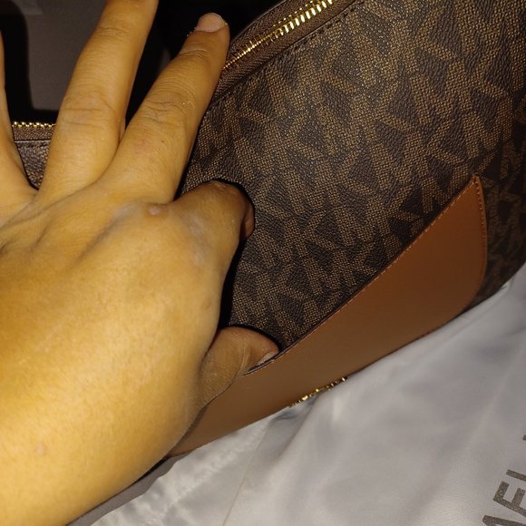 LARGE MICHAEL KORS BROWN SHOULDER BAG - Picture 4 of 8